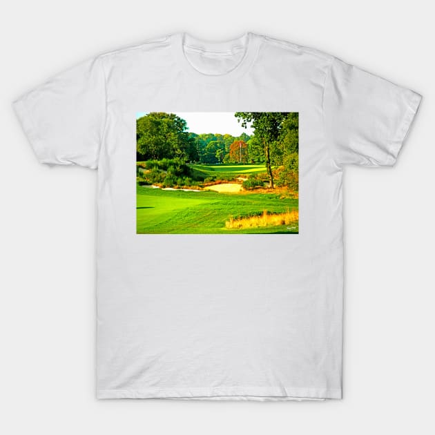 16th Hole at Merion T-Shirt by terryhuey